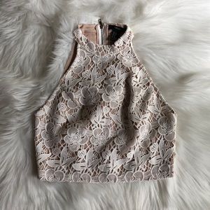 Forever21 cropped lace top